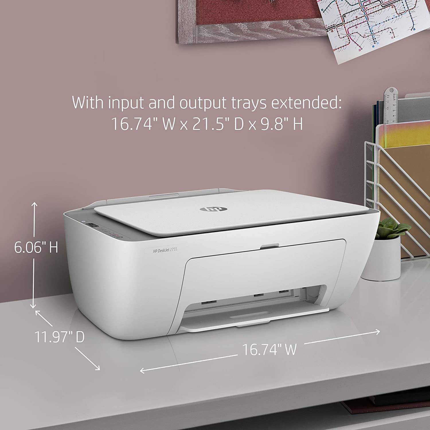 HP DeskJet 2755 Wireless All-in-One Printer, Mobile Print, Scan & Copy, HP Instant Ink Ready, Works with Alexa (3XV17A) HP DeskJet 2755 Wireless All-in-One Printer, Mobile Print, Scan & Copy, HP Instant Ink Ready, Works with Alexa (3XV17A)